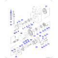 Grader GD825A-2 clamp assembly 235-15-13371