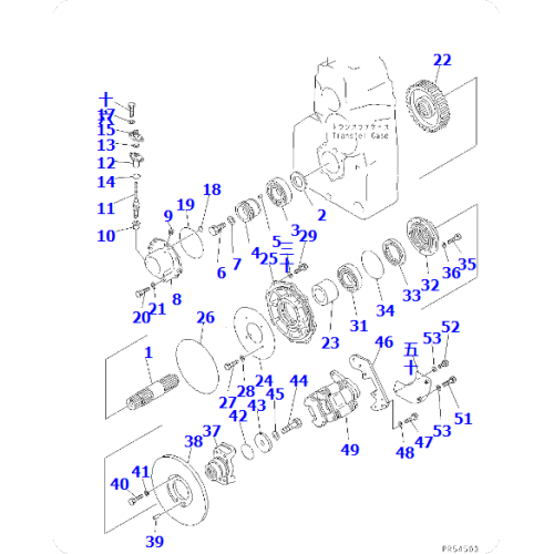 Grader GD825A-2 clamp assembly 235-15-13371
