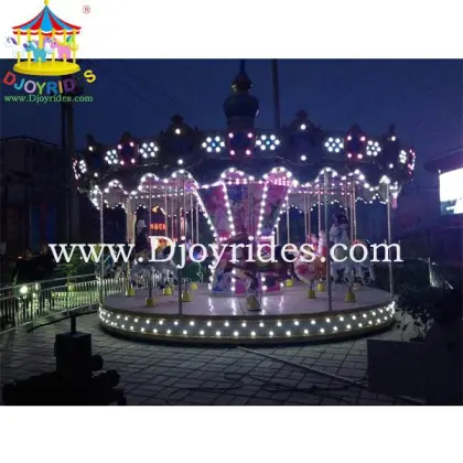 Outdoor happy electric carousel for family games