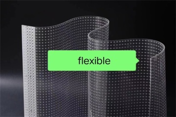 P10 Outdoor Transparent Film Screen Advertising Screen
