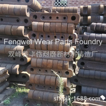 Fengwei High Manganese Steel Casting Sand Dredger Leaf Chain Part