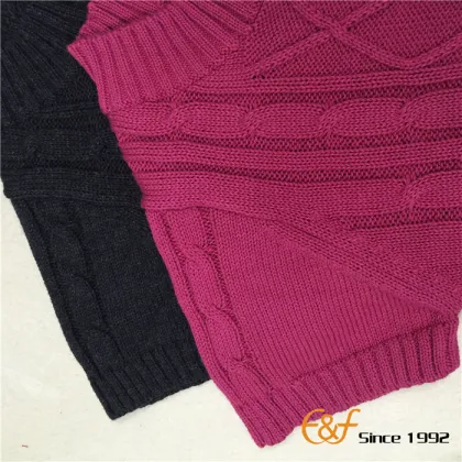 Girl Short Sleeves Cable Cardigan Sweater