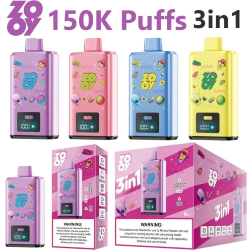 Zooy 3 u 1 150k jednokratni Vape