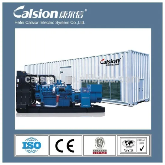 50HZ 1000kw Germany MTU Container type electric power generator