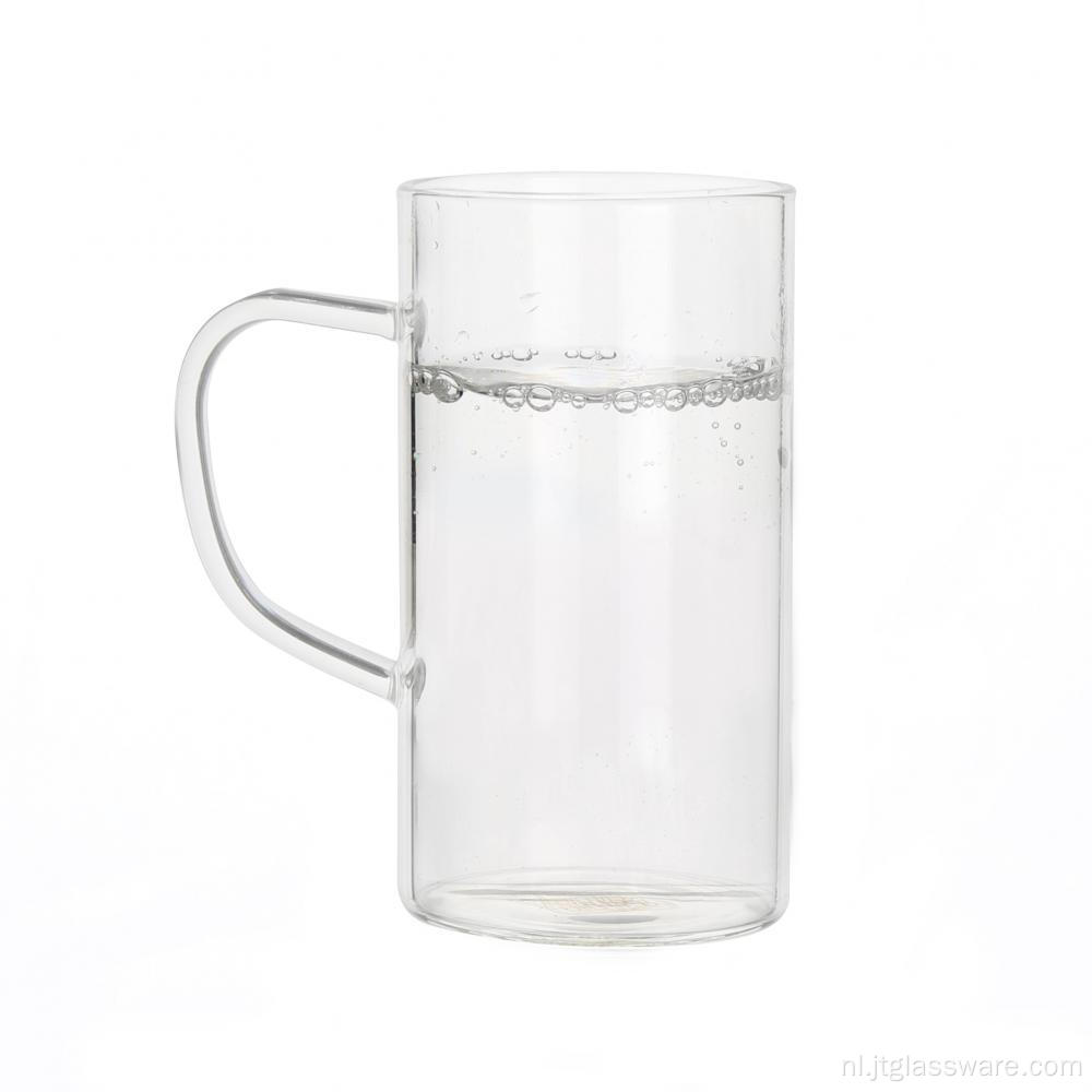Enkelwandige aangepaste glazen mokken voor thee