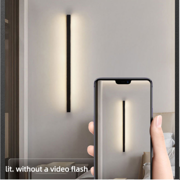 Lumière murale à LED d'aluminium minimaliste 100 cm