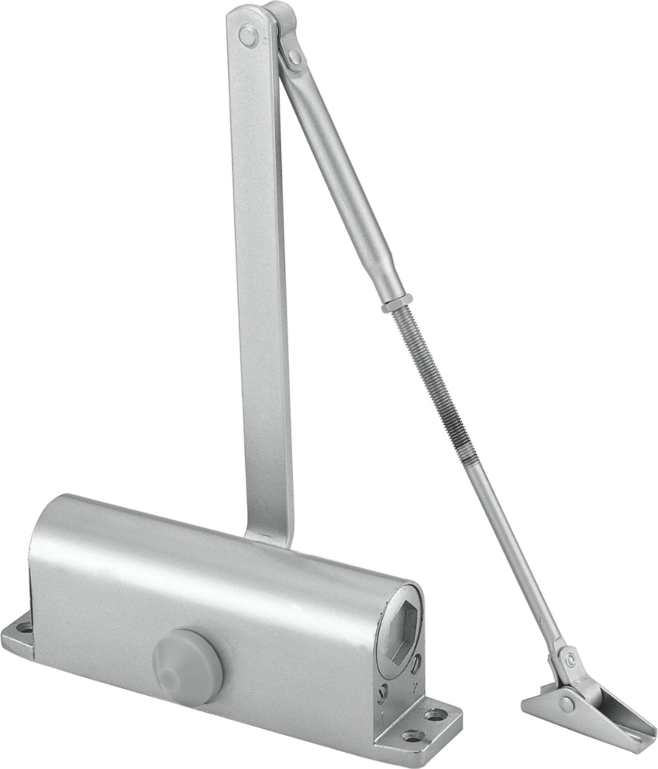 Peso da porta 90-120kg Fechador de porta hidráulico em liga de alumínio