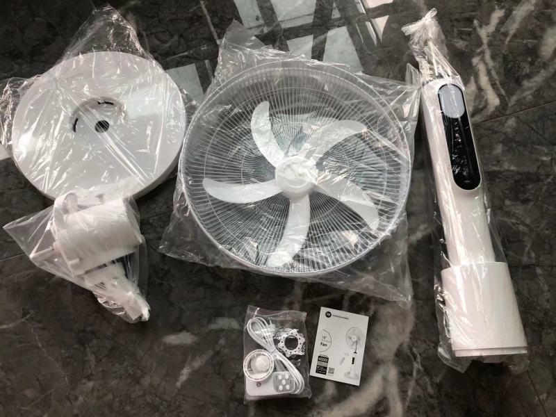 Household Standing Pedestal Floor Fans With Remote Control