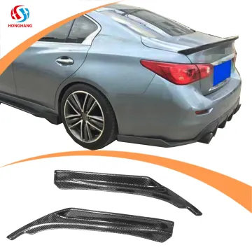 Gloss Black Rear Corner Envelope for INFINITI Q50 2014-2017