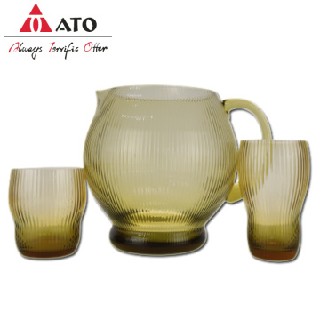 Grüner Wassersaftglas Pitcher Jug Cup Set