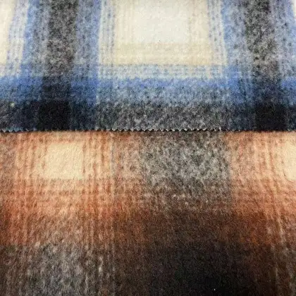 Woven 100 Polyester Wool Blazer Tweed Fabric