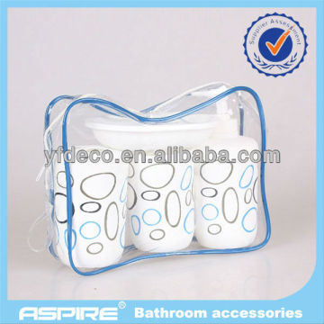 Roundness bathroom bag accessories