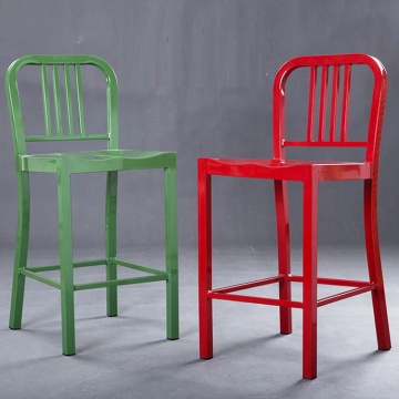 Wholesale Custom Modern Stackable Vintage Industrial Metal Cafe Bar Chairs
