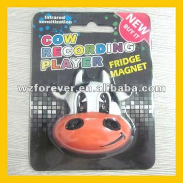 Digital Recordagble Cow Magnet for Fridge
