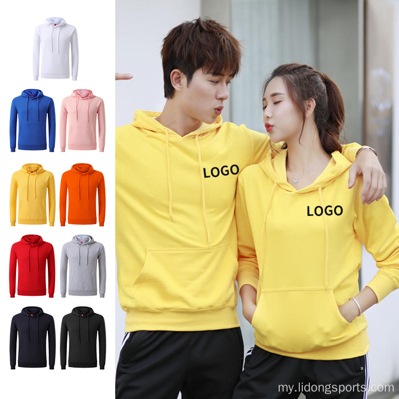 အရည်အသွေးမြင့် Unisex Colorful Singleshirt Pictover Hooded