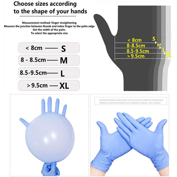 Wholesale Faster Delievery Nitrile Disposable Gloves Medical