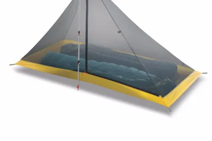 FLAME'S CREED Ultralight 1-2 Person silicon coating inner tent summer outdoor 3 seasons camping tent Rodless Pyramid Large Tent