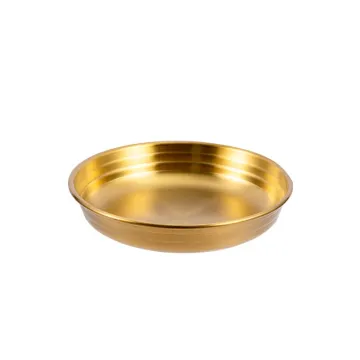 304 Stainless Steel Plates - 9cm, 10cm, 12.5cm, 13.5cm: Sauce Dish, Kimchi, Dinner Plate