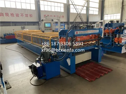 step roof roll forming tile making machinery