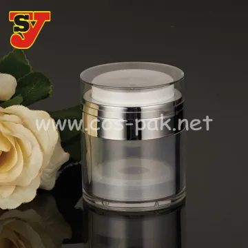 Plastic Airless Cream Pump Jar Vacuum Jar