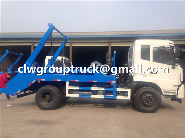 Swing Arm Container Garbage Truck