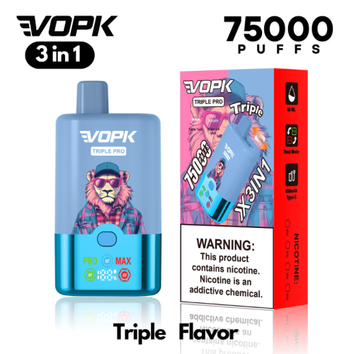 Authentic VOPK 75000 Puffs Electronic Cigars Disposables