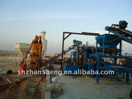 Full automatic concrete block making machine