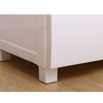 Tiroir en plastique blanc à cinq couches pour meuble de rangement divers