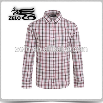 2015 china wholesale men's plaids shirts button down shirts