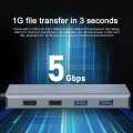 11 In 1 aluminium USB C Cutilfunction -adapter
