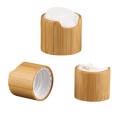 28/410 24/410 plastic bottles 250ml hdpe wood bamboo disc top cap