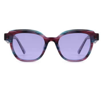 Luxury Square Bevel Acetate Polarized Sunglasses