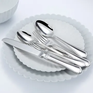 Stainless Steel Hotel Flatware Set Spoon Fork Knife