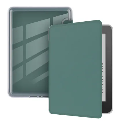 Transparent Back Case for Kindle 11th Gen 2022 - Protective Smart E-book Cover for 6-inch Kindles C2V2L3