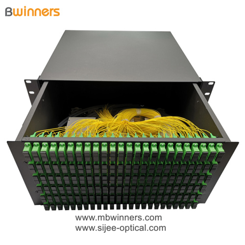 5U 288 núcleos SC Panel de conexión de caja de terminación de fibra óptica