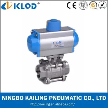 3 PCS Pneumatic Female Male Ball Valve DN20