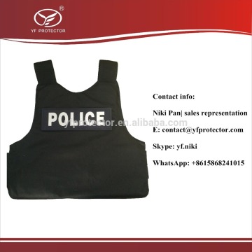 black undercover bulletproof vest/military use ballistic vest/airsoft bulletproof vest price