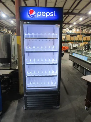 Supertise Pepsi Beverage Refrigerator with Glass Door