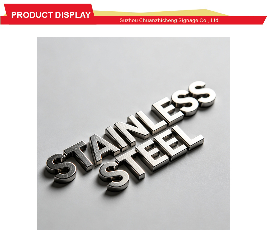 Solid Metal Premium Office Lobby Wall Letters