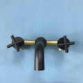 Black Handles Sink Faucet Thermostatic bathtub bathroom Concealed Water Tap Mixer
