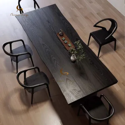 Rectangular Solid Wood Dining Table Set for Dining Room Furniture