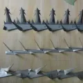 galvanized steel wall spike/bird spike anti-climb