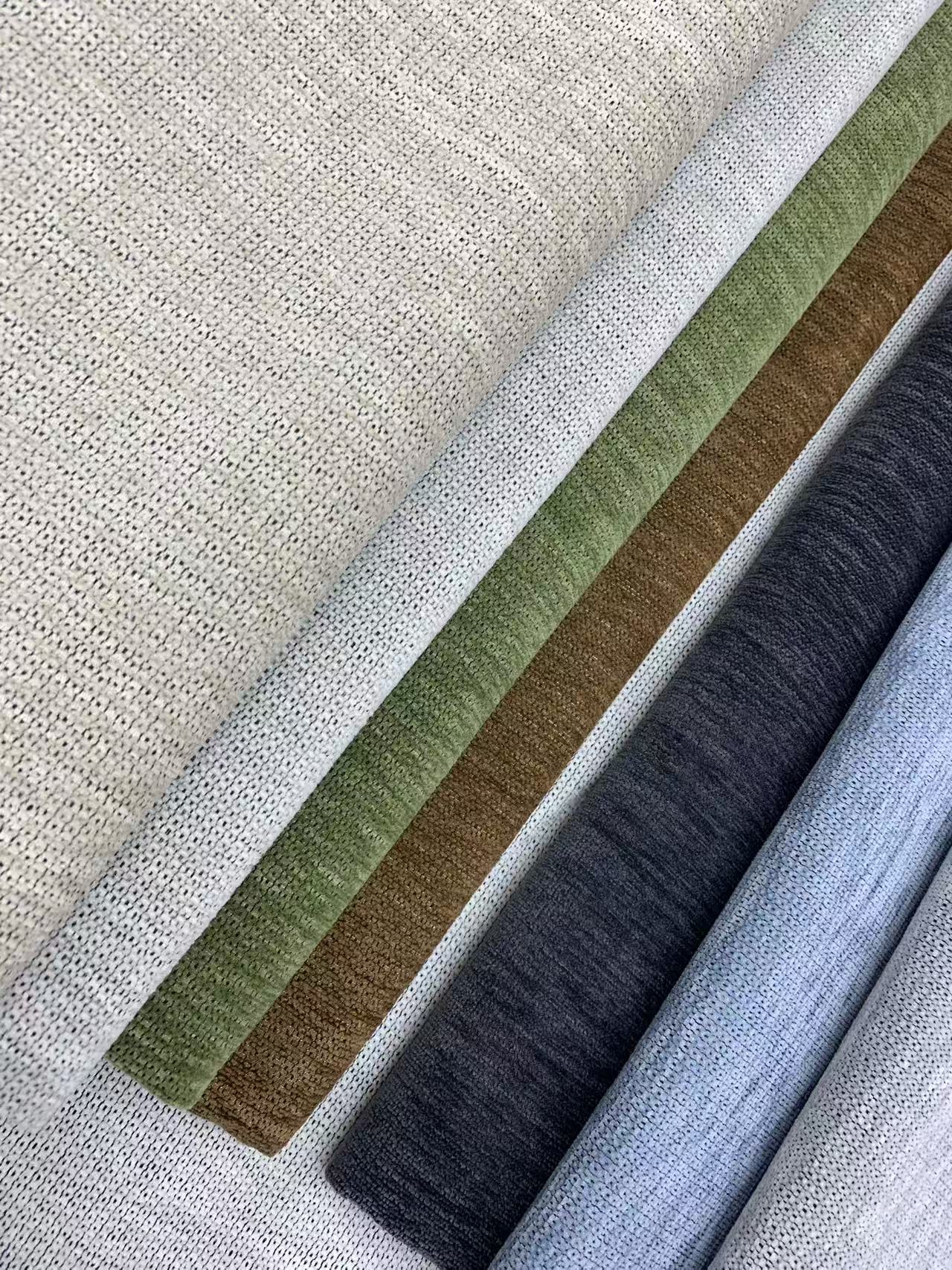 Modern Minimalist Chenille Upholstery Fabric