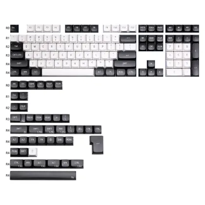 GKS WOB BOW PBT Doubleshot Keycaps for DIY Gaming Mechanical Keyboards