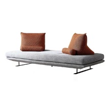 Canapé-lit avec oreillers design convertible meubles modernes