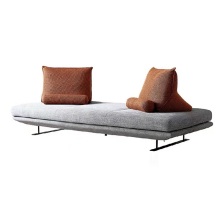 Cama de sofá con almohadas Diseño moderno de muebles convertibles