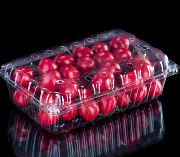 Caja de embalaje de plástico de frutas al por mayor