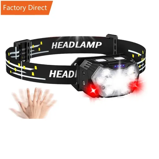 Angle Adjustment COB LED Headlamp for Cycling, Running, Fishing, Hiking, and Camping