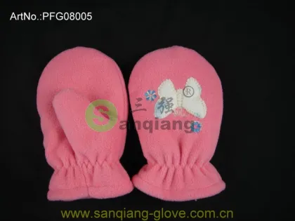 baby's winter polar fleece mitten warm gloves,children's fleece mitten gloves