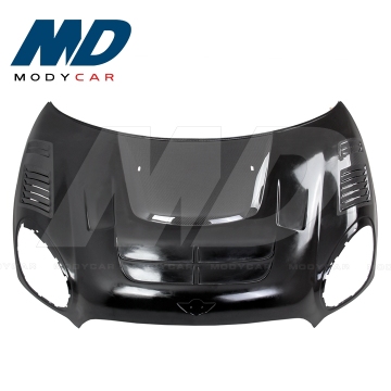 Half Carbon Fiber Hood for 2010 Mini Countryman Cooper S R60 - Duell Ag Style